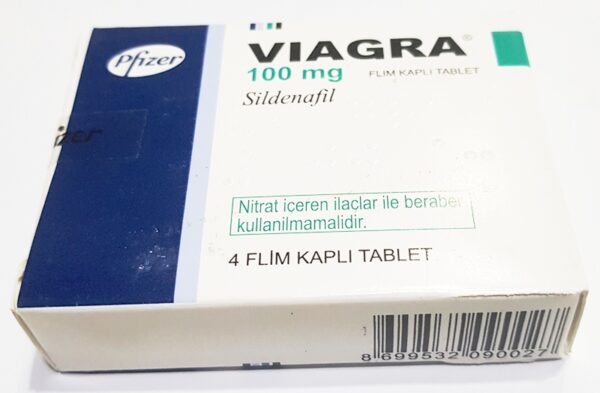 ویاگرہ Pfizer 100mg 4 tablets pack Imported from Istanbul - Image 2