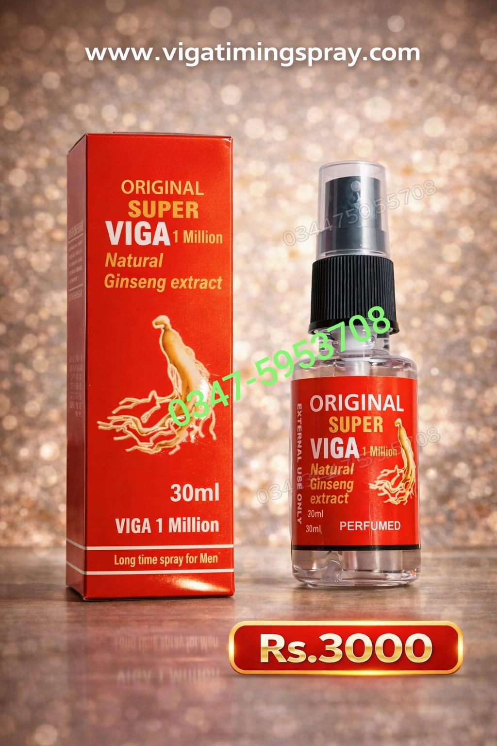 Ejaculation Delay Spray | Viga 1 Million Red